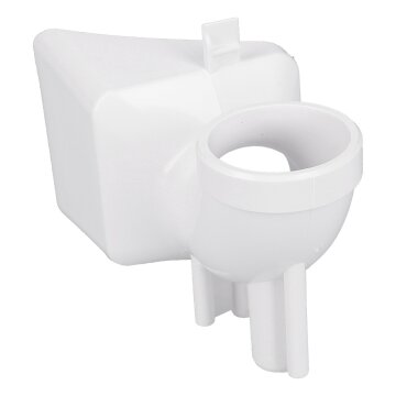 LUTH Premium Profi Parts Unteres Staubsammelrohr (Weiß) kompatibel mit Ecovacs 201-2453-0061 für Staubsauger-Roboter