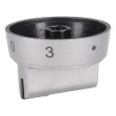 Drehknopf Silber Amica 9070451 für Herd