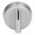 LUTH Premium Profi Parts Drehknopf Silber kompatibel mit Amica 9070451 für Herd