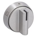 LUTH Premium Profi Parts Drehknopf Silber kompatibel mit Amica 9070314 für Herd