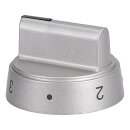 Drehknopf Silber Amica 9070453 für Herd