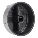 LUTH Premium Profi Parts Drehknopf Silber kompatibel mit Amica 9070453 für Herd