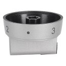 LUTH Premium Profi Parts Drehknopf Silber kompatibel mit Amica 9070453 für Herd