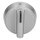 LUTH Premium Profi Parts Drehknopf Silber kompatibel mit Amica 9070453 für Herd