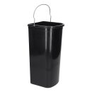 Inneneimer 8 Liter Schwarz Hailo 1226249 für Einbau-Abfallsammlersystem