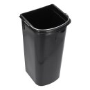 Inneneimer 8 Liter Schwarz Hailo 1226249 für Einbau-Abfallsammlersystem