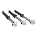 LUTH Premium Profi Parts Stoßdämpfer 120N 3er Set kompatibel mit Miele 9850882 Waschmaschine Schwingungsdämpfer Reibungsdämpfer Trommeldämpfer Ersatz für SUSPA 11963320