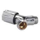 LUTH Premium Profi Parts Auslaufventil 1/2" mit 3/4" Schlauchanschluss für Den Sanitärbedarf