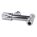 LUTH Premium Profi Parts Doppel-Eckventil 3/8"  Sanitärbedarf für Waschmaschine
