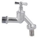 LUTH Premium Profi Parts Auslaufventil 1/2" mit 3/4" Schlauchanschluss für Waschmaschine