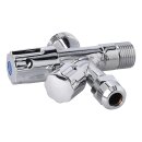 LUTH Premium Profi Parts Kombi-Eckventil 3/8"x10mm 3/4" Schlauchanschluss