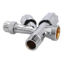 LUTH Premium Profi Parts Kombi-Eckventil 3/8"x10mm 3/4" Schlauchanschluss