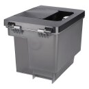 LUTH Premium Profi Parts Schmutzwassertank (Schwarz) kompatibel mit Ecovacs 201-2441-0478 für Staubsauger-Roboter