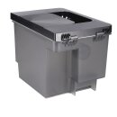 LUTH Premium Profi Parts Schmutzwassertank (Schwarz) kompatibel mit Ecovacs 201-2441-0478 für Staubsauger-Roboter