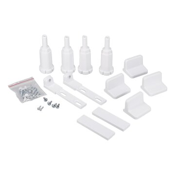 LUTH Premium Profi Parts Befestigungsset kompatibel mit Beko 6104720200 für Kühlschrank