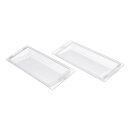 Lampenabdeckung Set Bauknecht C00919622 für Dunstabzugshaube 2stk