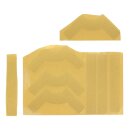 LUTH Premium Profi Parts Klettverschluss Set kompatibel mit Ecovacs 201-2432-0427 für Staubsauger-Roboter