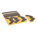 LUTH Premium Profi Parts Klettverschluss Set kompatibel mit Ecovacs 201-2432-0427 für Staubsauger-Roboter