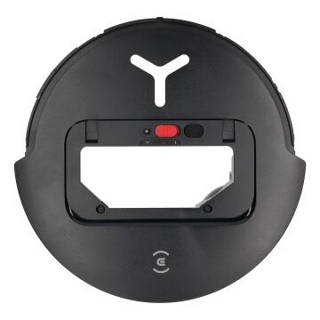 LUTH Premium Profi Parts Obere Abdeckung (Schwarz) kompatibel mit Ecovacs 201-2425-1051 für Staubsauger-Roboter