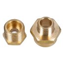 LUTH Premium Profi Parts Verbinder mit Dichtung kompatibel mit Ecovacs 201-2243-0502 für Staubsauger-Roboter