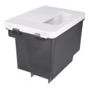 LUTH Premium Profi Parts Schmutzwassertank (Weiß) kompatibel mit Ecovacs 201-2441-0477 für Staubsauger-Roboter