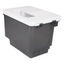 LUTH Premium Profi Parts Frischwassertank (Weiß) kompatibel mit Ecovacs 201-2441-0473 für Staubsauger-Roboter