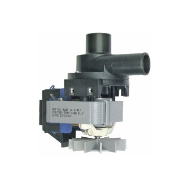 LUTH Premium Profi Parts Ablaufpumpe kompatibel mit Bauknecht 481236018012 mit Pumpenkopf für Waschmaschine