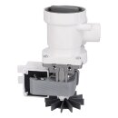 Ablaufpumpe kompatibel mit Bosch 00140268 mit Pumpenkopf Und Sieb für Waschmaschine