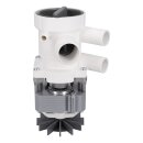 Ablaufpumpe kompatibel mit Bosch 00140268 mit Pumpenkopf Und Sieb für Waschmaschine