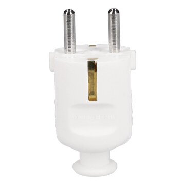 LUTH Premium Profi Parts Schuko-Stecker, Weiß