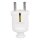 LUTH Premium Profi Parts Schuko-Stecker, Weiß