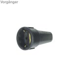 LUTH Premium Profi Parts Schuko-Kupplung, Schwarz