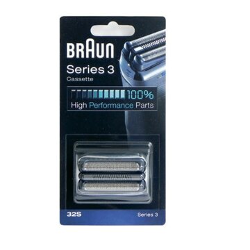 Scherkassette 32s Silber für Rasierer Braun 81483732