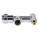 Doppel-Eckventil 3/8" Geräteventil 3/4" Schlauchanschluss Grohe 41031000 Eckfix