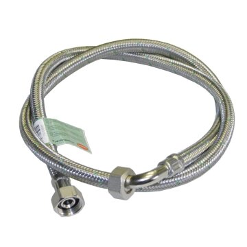 LUTH Premium Profi Parts Zulaufschlauch Gerade/Winkel 1,5m für Heißwassergeräte