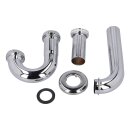 Siphon 1 1/4"X32mm Chrom Sanitop 22118 4 für Waschbecken