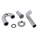 Siphon 1 1/4"X32mm Chrom Sanitop 22118 4 für Waschbecken