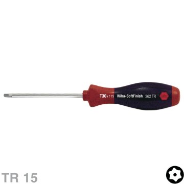 Schraubendreher Torx® Tr15 X 80mm Wiha 01301 362tr Softfinish®