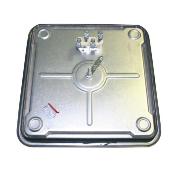 Kochplatte Viereckig 220x220mm 2600w 400v mit Protektor Gewerblich