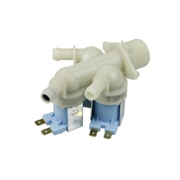 Magnetventil Beko 2005680400 Dreifach 180° 10,5mmø mit Reduzierung für Waschmaschine