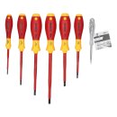 Schraubendrehersatz Schlitz / Kreuz Ph Softfinish® Electric