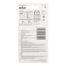 Scherkopfkassette Braun 52s Silber für Herrenrasierer