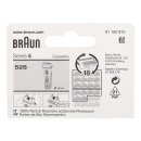 Scherkopfkassette Braun 52s Silber für Herrenrasierer