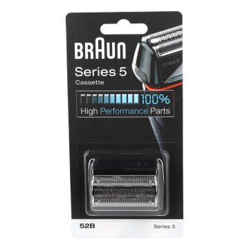 Scherkopfkassette Schwarz Kombipack 52b Braun 96169596 für Rasierer