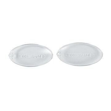 LUTH Premium Profi Parts Lampenabdeckung Set kompatibel mit Ariston C00058249 Oval für Dunstabzugshaube 2stck