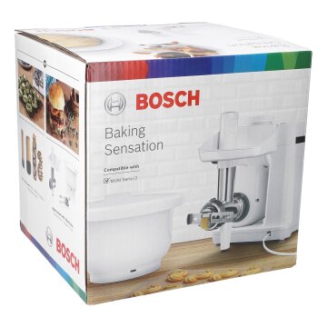 Fleischwolf mit Spritzgebäckvorsatz Schüssel Bosch Muzs2bs 17005531 für Küchenmaschine