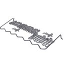 Original Bosch Spülmaschinenkorb Geschirrkorb Unterkorb für Geschirrspüler Spülmaschine unten 00771609 771609 20003053