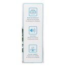 Schwingungsdämpfersatz Rund Haier 35602742 Care+Protect Caf1001 für Trockner Waschmaschine 4stk