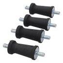 Gummiaufhänger kompatibel mit Zanker 8996451873401 Bluparts für Wäscheschleuder 4stk