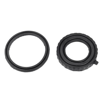 LUTH Premium Profi Parts Lüftergummi (2-Teilig) kompatibel mit Ecovacs 201-2432-0406 für Fensterreinigungsroboter